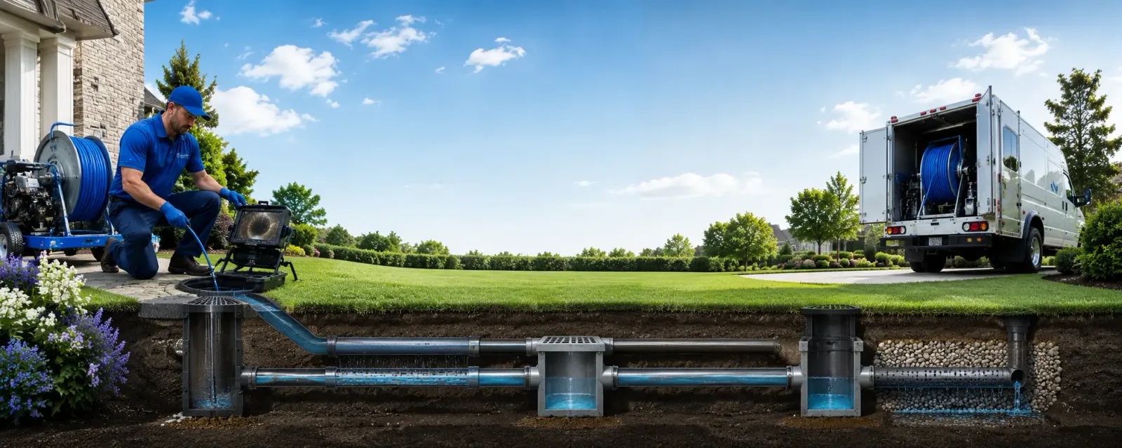 Outdoor drain cleaning information for Germanton, NC